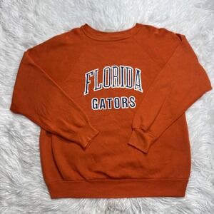 Vintage Florida Gators Orange Crewneck Sweatshirt Mens Large 80's USA Collegiate